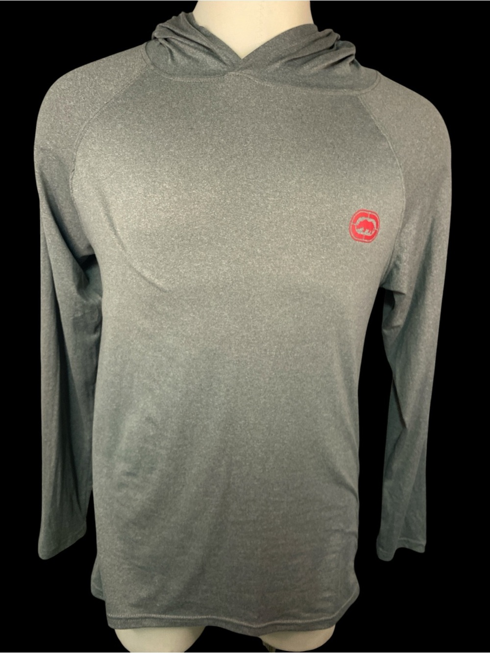 Ecko unltd Performance Hooded Long-Sleeve Shirt - Gray Men’s Large